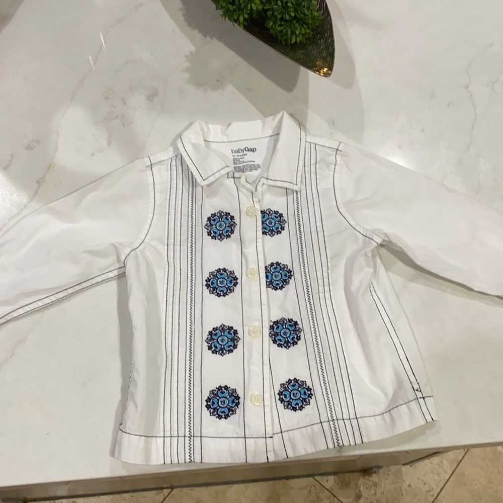Baby gap button up